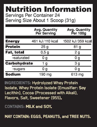 Gold Standard Isolate Protein NZ | ON Whey Isolate