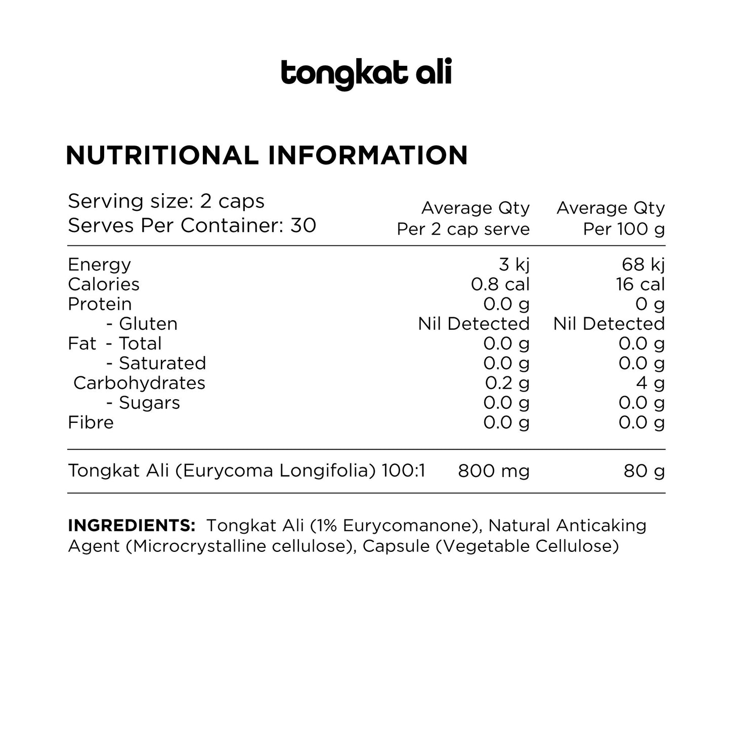 Switch Nutrition Tongkat Ali