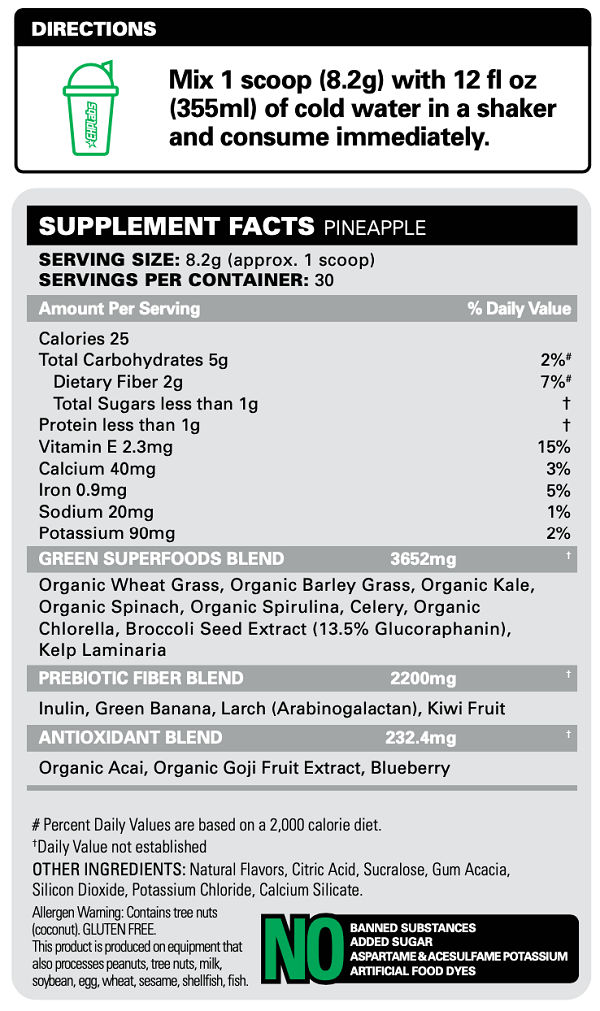 EHP Labs OxyGreens Daily Super Greens