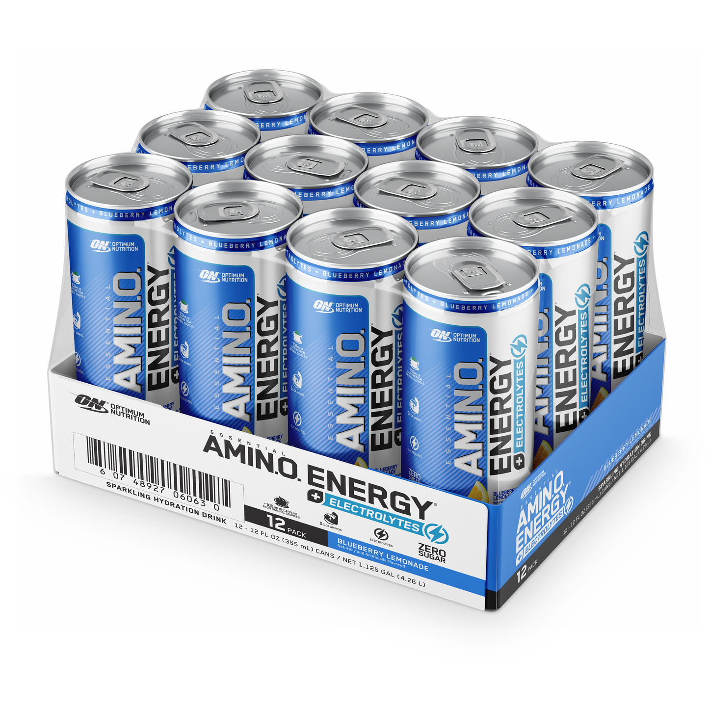 ON Sparkling Amino Energy RTD 12pk - Gym Freak Supplements