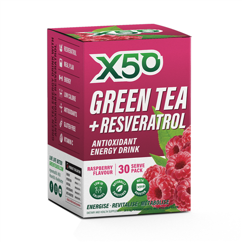X50 Green Tea + Resveratrol - Gym Freak Supplements